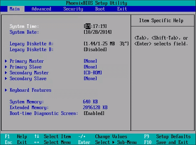 Set SSD as Windows 10 boot disk