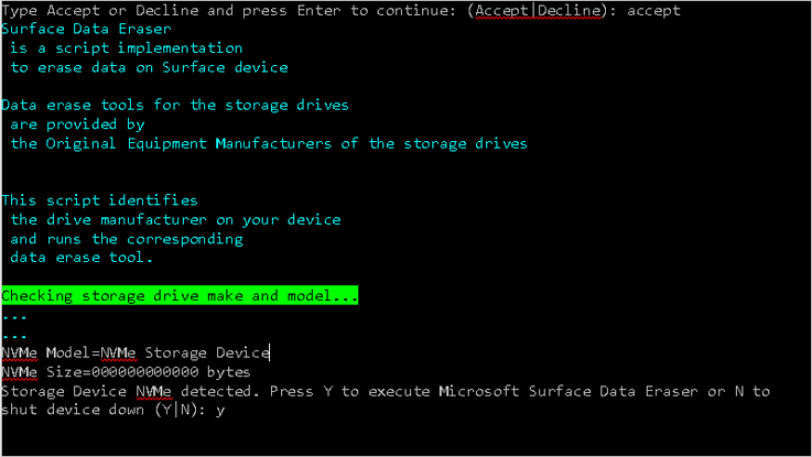 Microsoft Surface Data Eraser