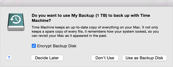 how to back up Mac data