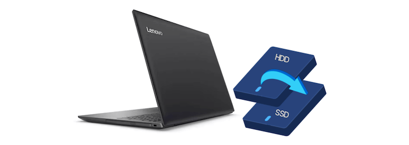 upgrade HDD to SSD on Lenovo Laptop