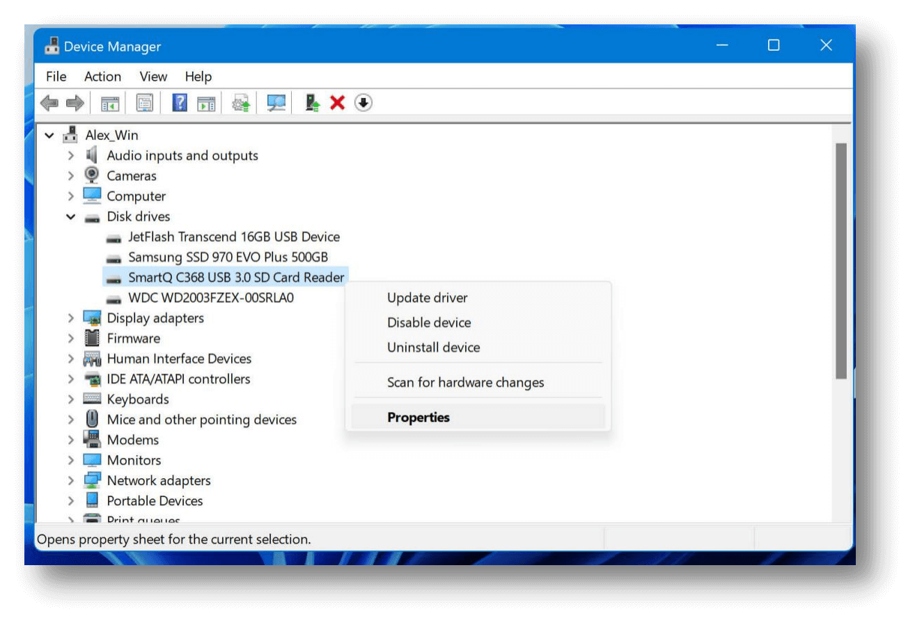 Update or Reinstall the Drivers