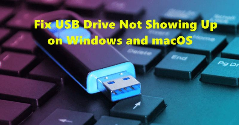 Fix USB Drive Not Showing Up