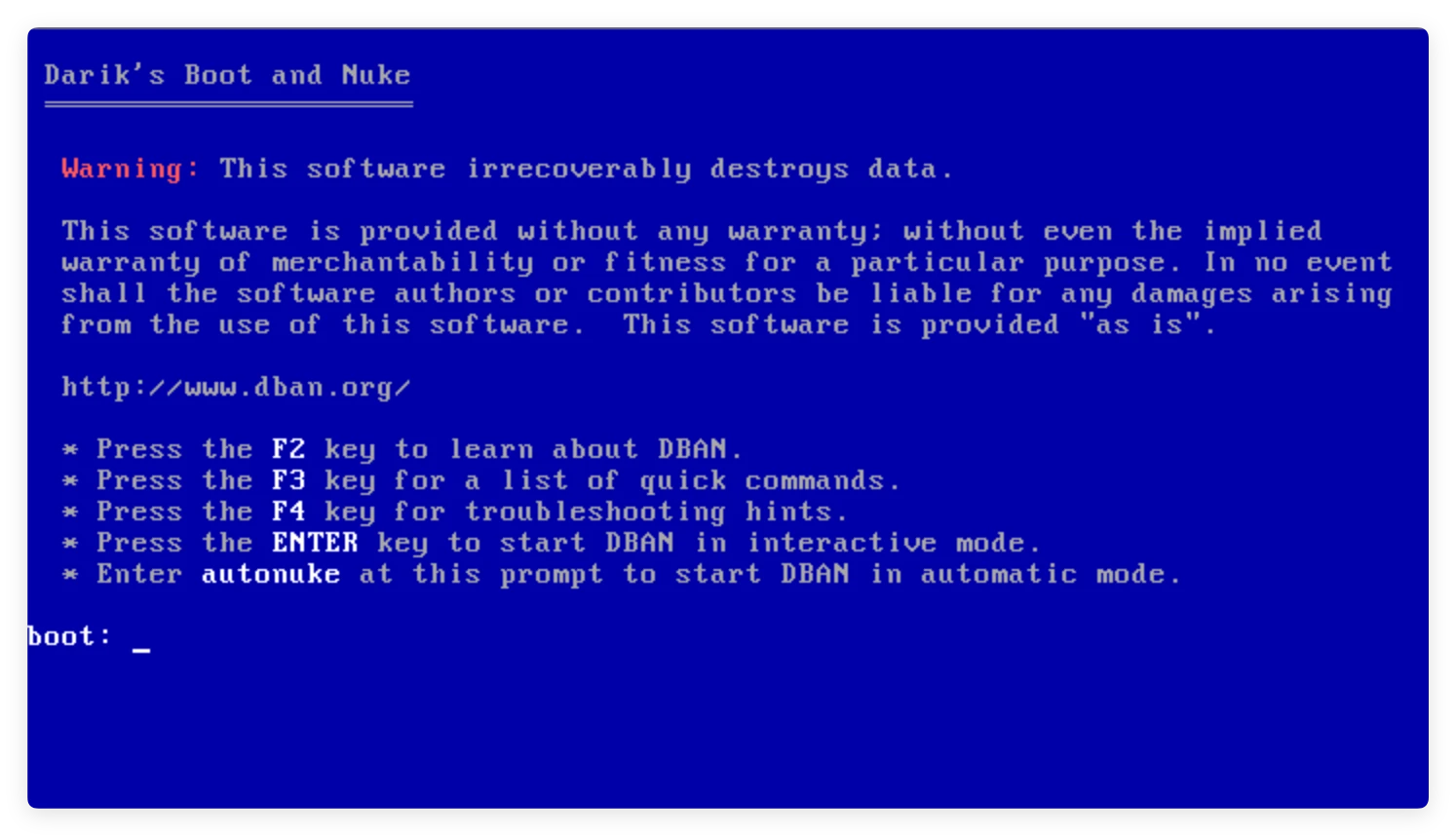 WD disk wipe software