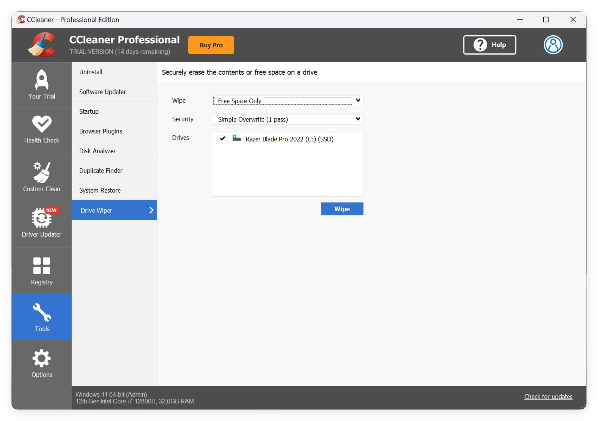 WD disk wipe software