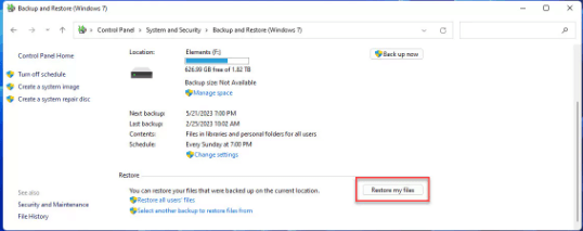 recover deleted CSV files