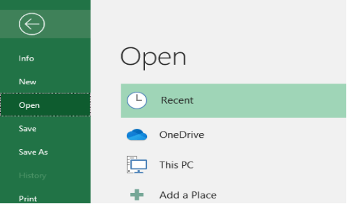Recover unsaved Excel file on Windows 11