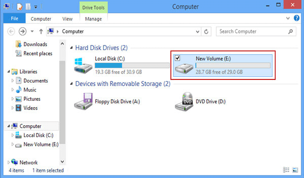 how to format or wipe Windows 8 hard drive partition