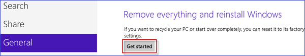 permanently erase data on Windows 8/8.1 PC
