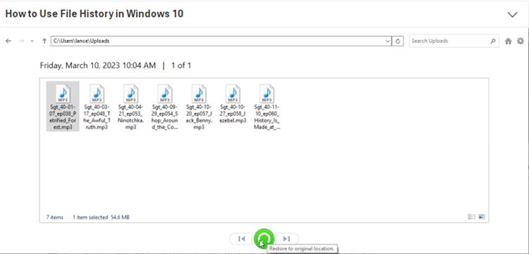 Windows 10 formatted recovery