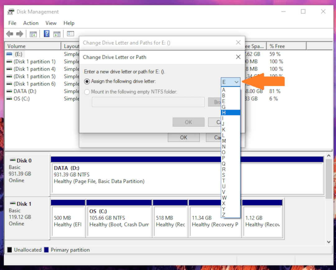 Windows Disk Management