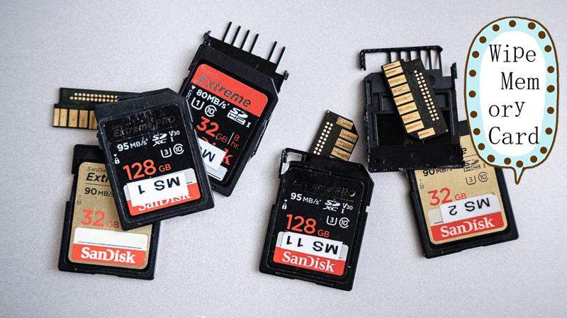 wipe memory card