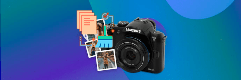 erase data from Samsung digital camera