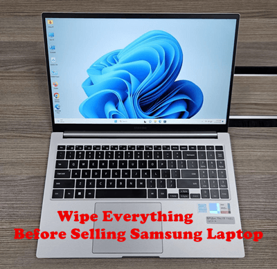 wipe Samsung laptop