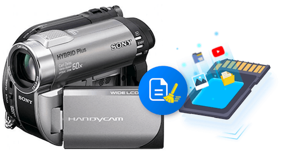 permanently delete videos on Sony Handycam