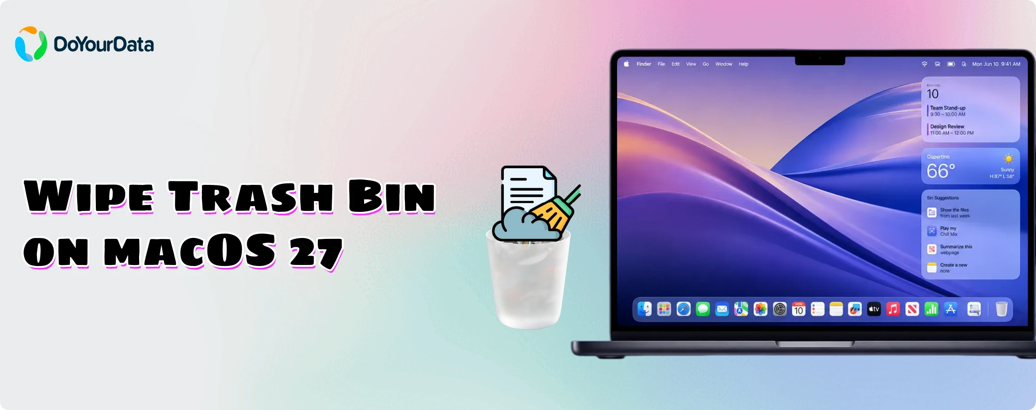wipe trash bin on macOS 27 Golden Gate