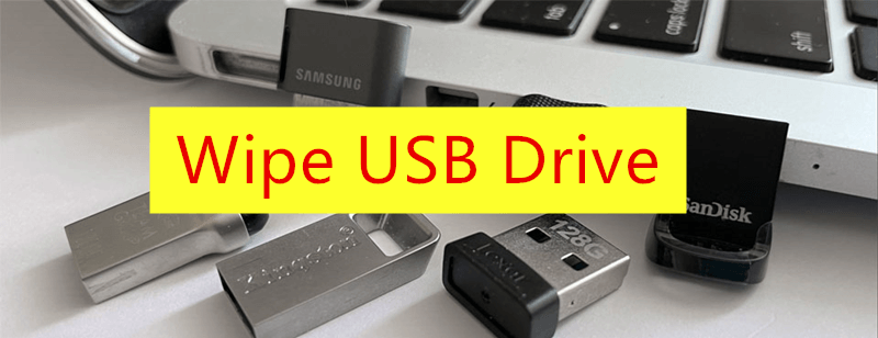 wipe USB drive