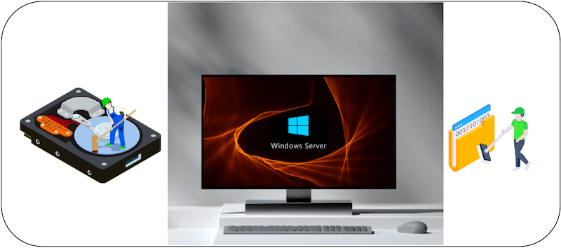 completely wipe Windows Server data