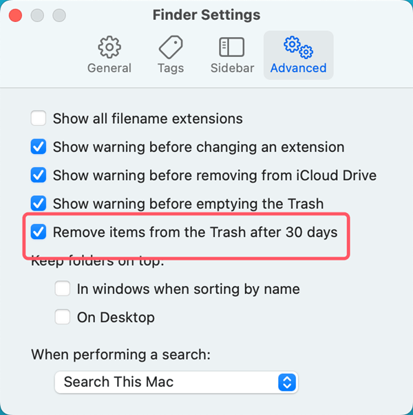 cannot find files in Mac Trash, how to recover?