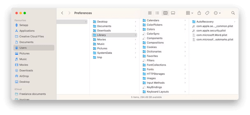 restore deleted Microsoft files on Mac