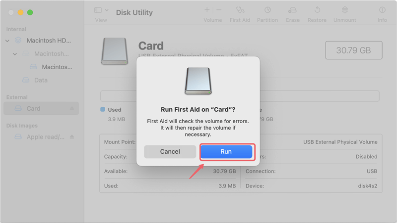 repair mobile phone SD card on Mac
