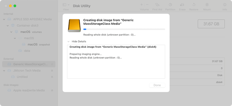 clone a damaged hard drive to a new hard drive on Mac