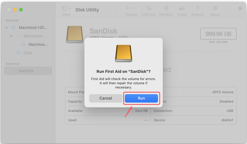 repair SanDisk PRO-BLADE SSD on Mac