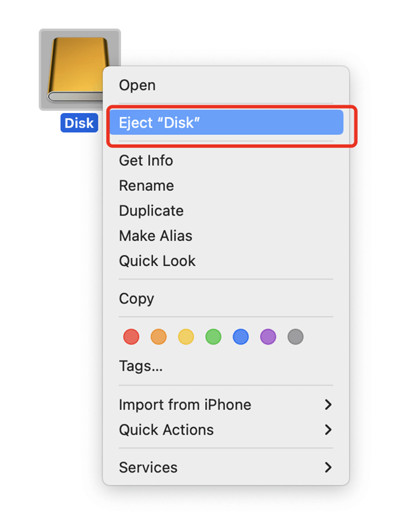 Safely Remove External Storage Device on Mac