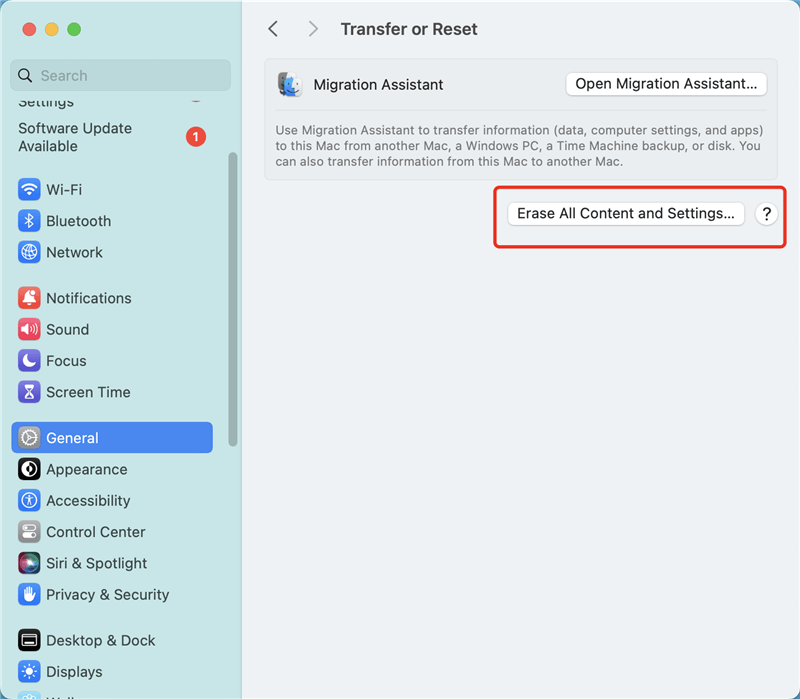 factory reset MacBook Pro