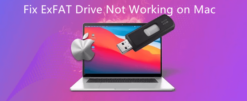 fix ExFAT drive not working on Mac