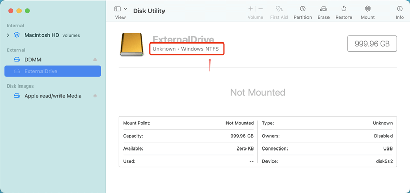 Fix Kingston External SSD Read-only on Mac