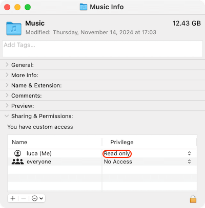 cannot deleted files from USB drive on Mac