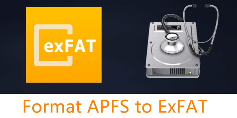 format APFS drive to ExFAT