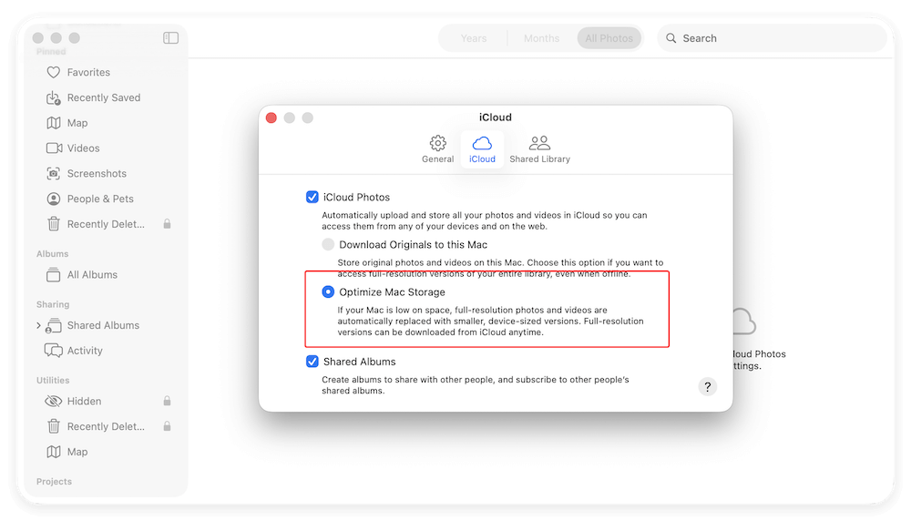 save photos to icloud