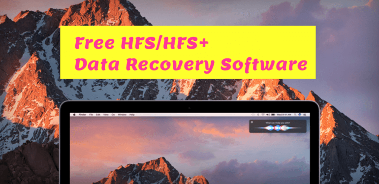 Free HFS/HFS+ Data Recovery Software
