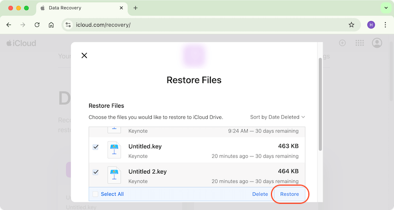 Recover Unsaved or Lost Keynote Files on Mac