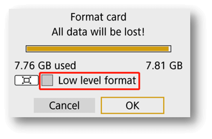 Permanently Erase Data from Lumix Digital Camera