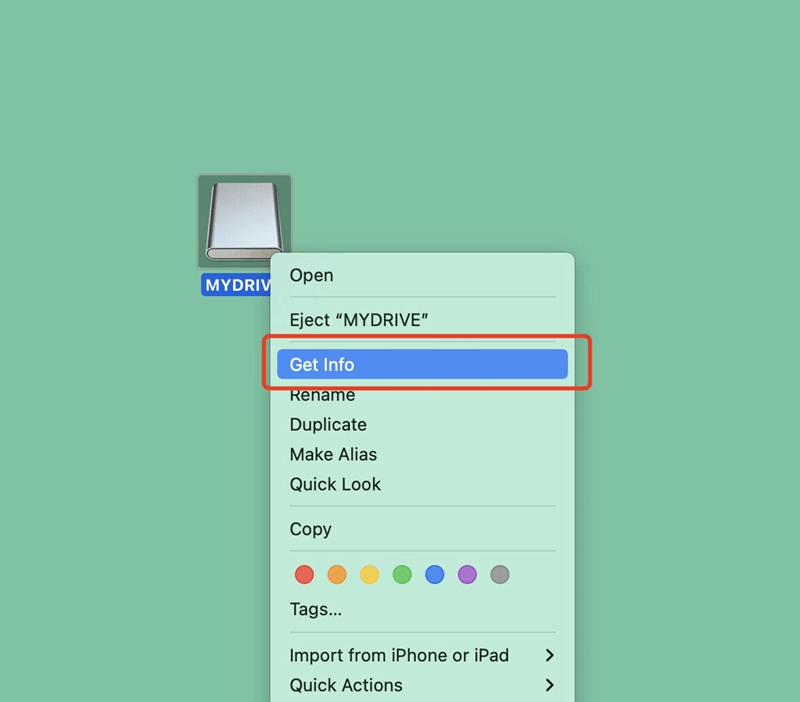 fix unwritable USB drive on Mac
