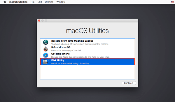 wipe drive on macOS 10.12 Sierra