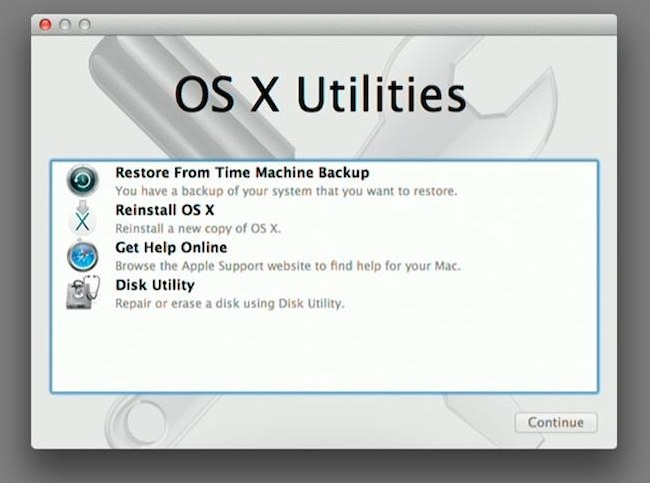 factory reset Mac OSX 10.11 El Capitan