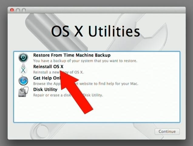 factory reset Mac OSX 10.11 El Capitan