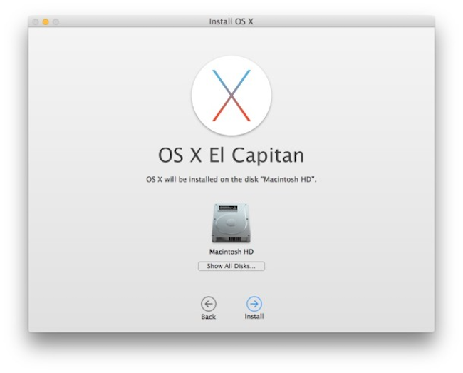 factory reset Mac OSX 10.11 El Capitan