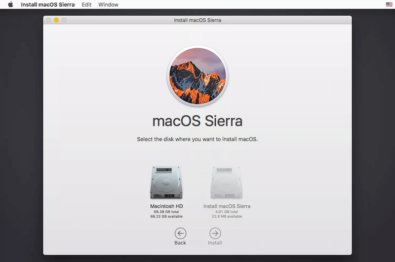 create a bootable USB installer for macOS 10.12 Sierra