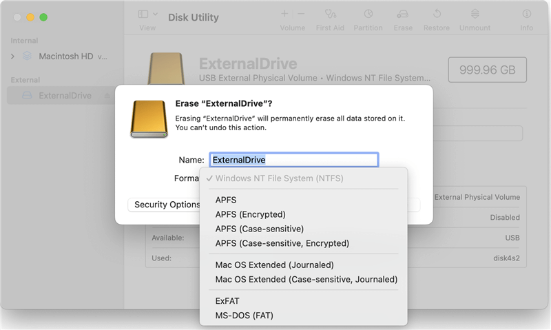 fix WD Elements Not Mounting on Mac