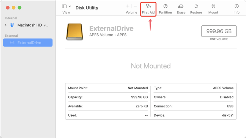 Fix Can't Empty Files from External Hard Drive on Mac