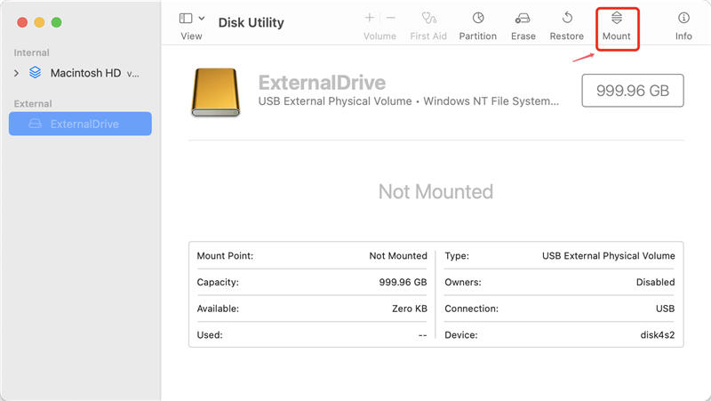 Fix External Hard Drive Not Mounting on Mac