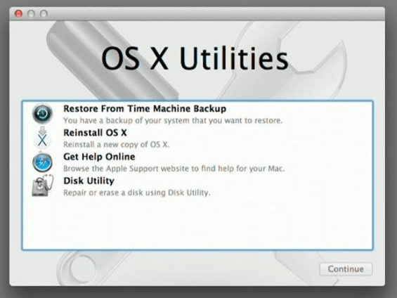 Open Disk Utility