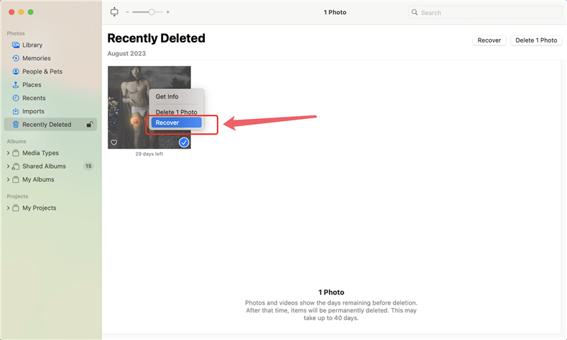 macOS photo recovery solution