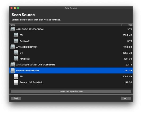 Mac Deleted File Recovery - Data Rescue