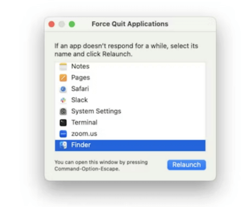 Finder sidebar icons are missing