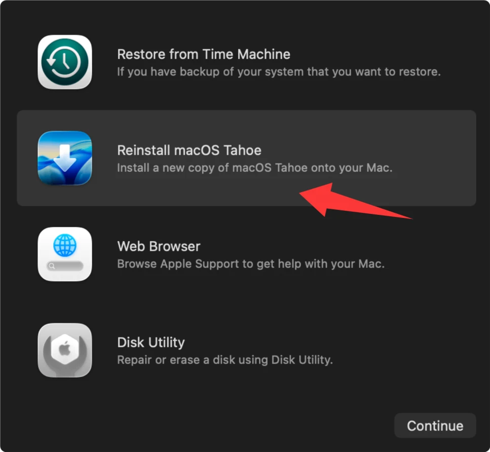 restore Mac to previous date